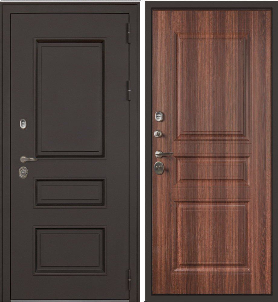 Дверь Аляска Терморазрыв 3К Статус Коньяк DIS007253