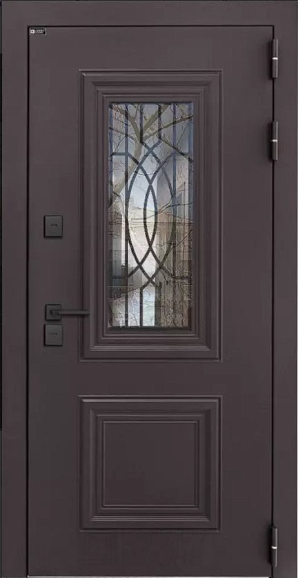 Товар Дверь Сияна коричневая 8019 Термо DIS007395