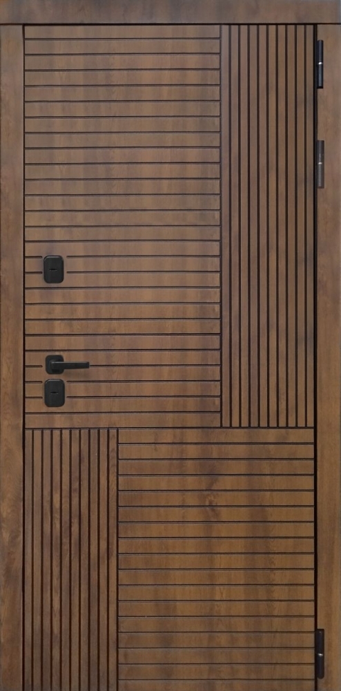 Дверь ДвериПРО Авеста ФЛ-659 (12мм, nussbaum+черная патина винорит) DPRO195566