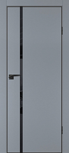 Товар Межкомнатная дверь P-22  кромка ABS черная c 4-х ст. Серый матовый
