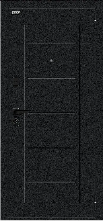 Товар Дверь Браво Борн/SBlack Букле черное/Bianco Melinga DIS007403